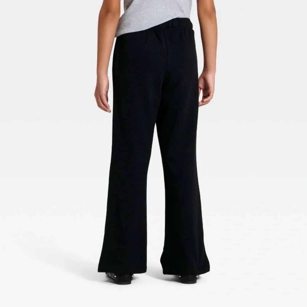 NWT Cat & Jack Girls Pull-On French Terry Pants with Heart Design XL